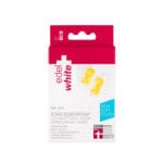 edel+white Dual Clean Bürstenköpfe – Ersatzbürsten mit ultraweichen Konex HD® Borsten für sanfte & gründliche Zahnreinigung. Abbildung Verpackung.