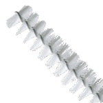 edel+white EasyFlex Interdental, Brosse incurvée avec manche flexible et revêtement antibactérien pour un nettoyage complet des espaces interdentaires. SS, 6 pièces de 0,5 mm de diamètre 