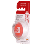 edel+white Easy Tape Waxed Dental Tape orange in blister - Ideal for interdental spaces of all sizes as well as dental floss beginners. Color orange. 