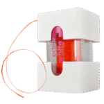 edel&white Easy Tape Waxed Dental Tape orange 250m – Dispenser mit 250m Easy Tape Zahnseide