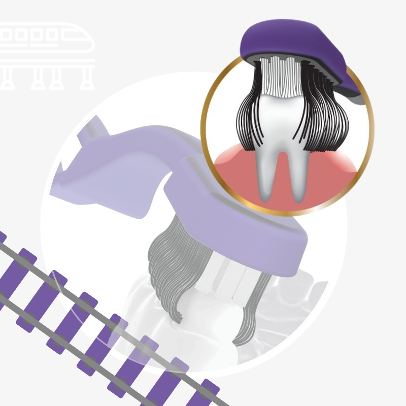 Brosse à dents edel+white CleanCurl 3D