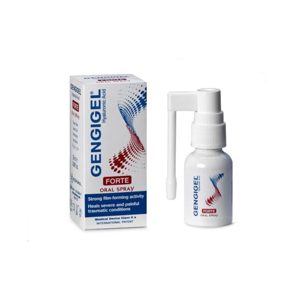 Gengigel Forte 20ml – Intensivpflege mit hochmolekularer Hyaluronsäure zur Heilung und Schmerzlinderung nach Eingriffen im Mundraum