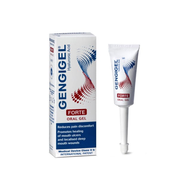 Gengigel Gel Forte 8ml – Hyaluronsäure-Gel zur Wundheilung und Schmerzlinderung im Mundraum nach Eingriffen