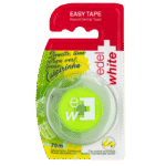 edel+white Zahnseide, Easy Tape Waxed Dental Tape Caipirinha in blister – Foto der Verpackung