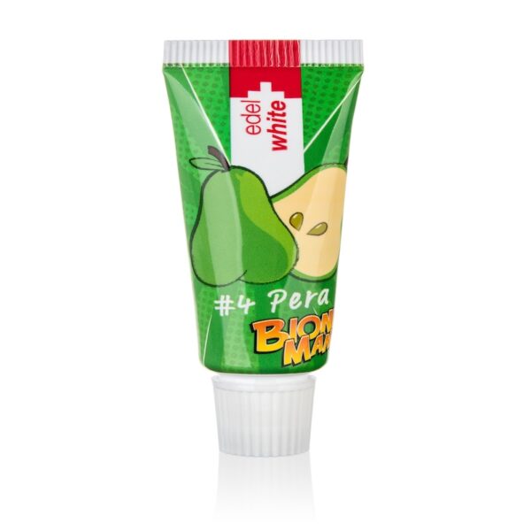 edel+white 7 Früchtli - Bionicmania Kinderzahnpasta Bulk Karton à 150 Einzeltuben